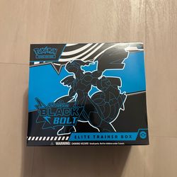 Pokemon Black Bolt ETB