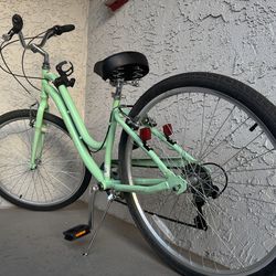 Huffy 27.5" Parkside Comfort Bike, Fits Riders 5'0"+, Mint Green, Adult, Women's