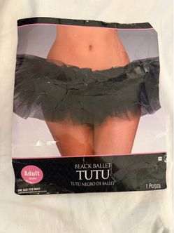 Amscan Black Ballet Tutu Adult Cosplay Halloween Dress Up