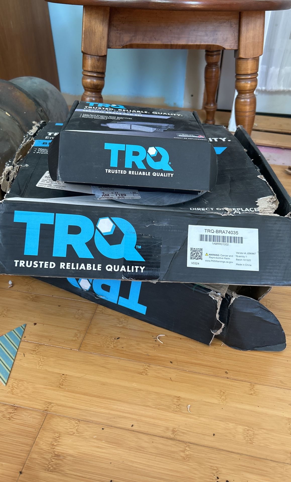 GMC Chevy TRQ Rear Rotors & Pads