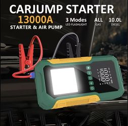 Heavy Duty Jump Starter Air Pump cars trucks suvs