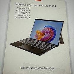 NEW! Surface Pro Bluetooth keyboard backlit typing