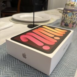 Rose gold iPad mini (6th generation) WiFi + Cellular (256 GB) BUNDLE