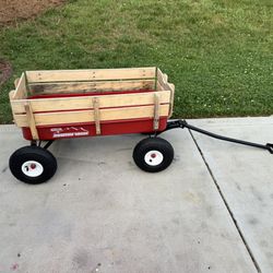 Duncan Mountain Wagon - Pull-Along Wagon for Kids with Wooden Panels / All Terrain Tires