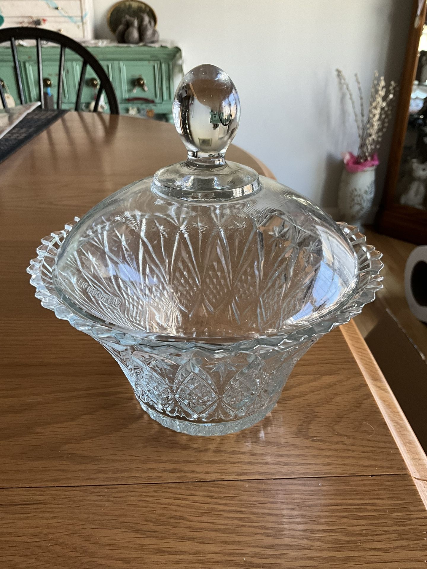 Covered Candy Dish Vintage
