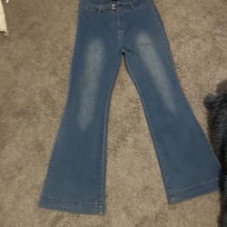 Women Jeans Flared Size 13 
