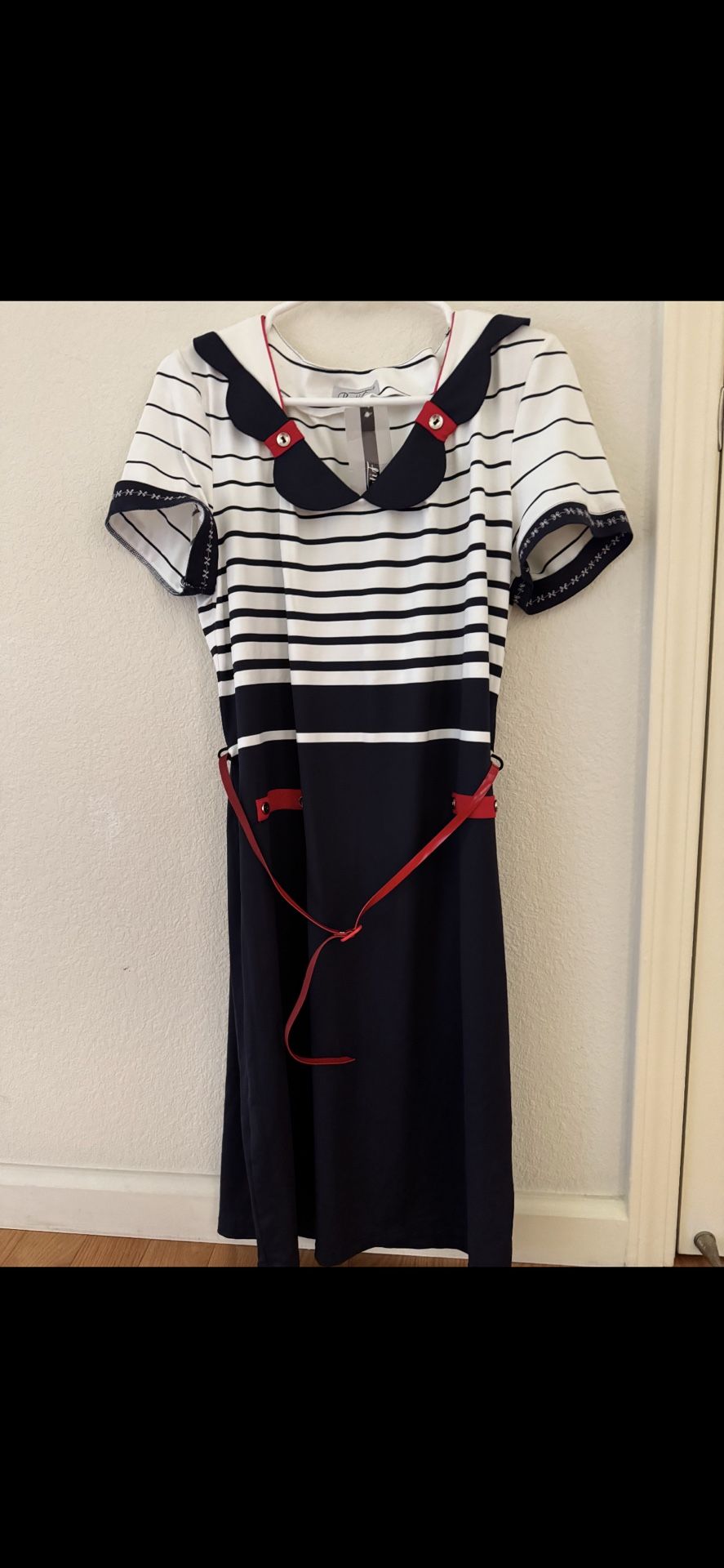 Sailor-style dress