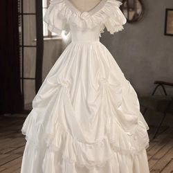 Retro 80s Full Wedding Set – Dress + FREE Accessories! 