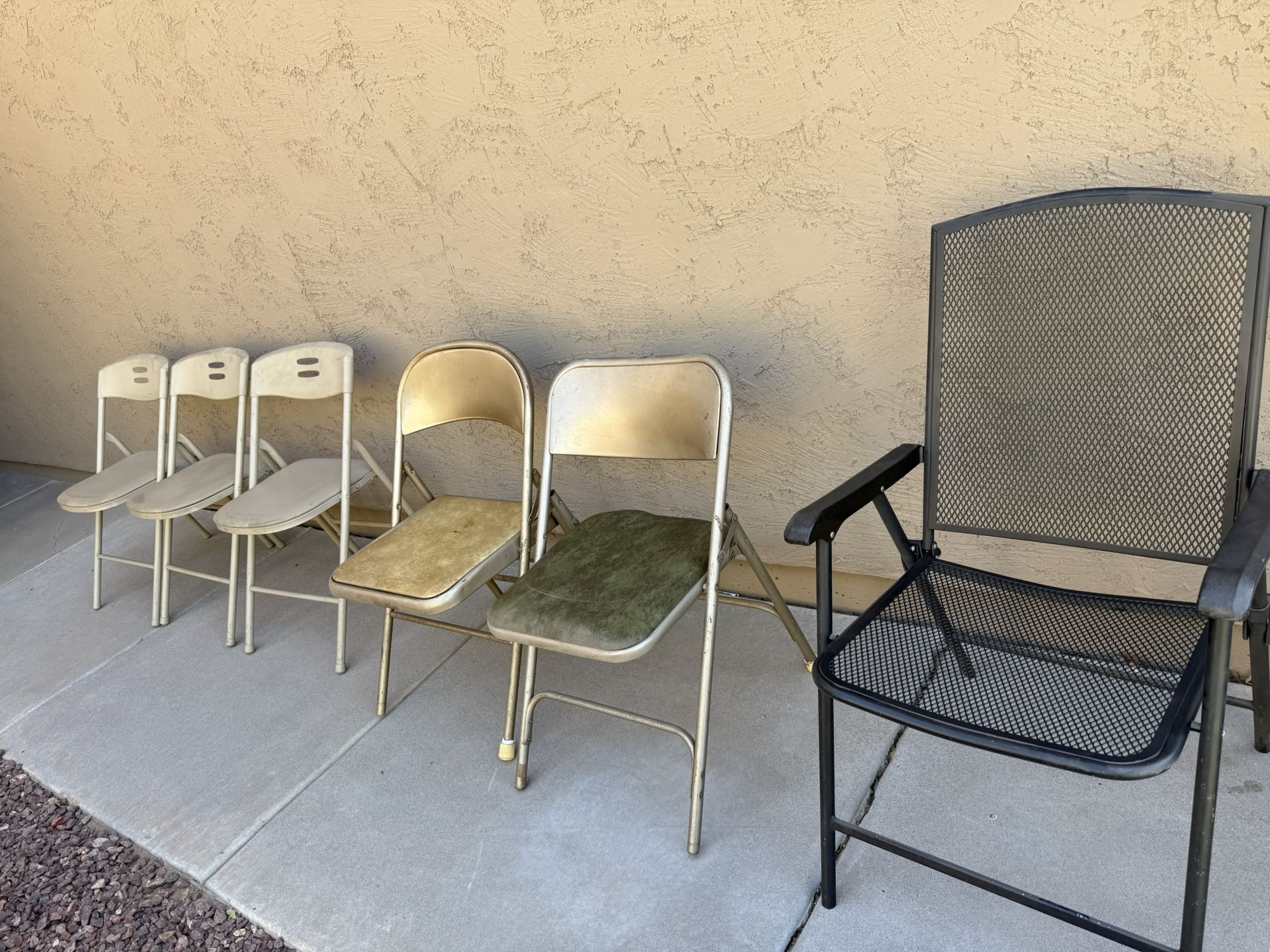 Folding Chairs $10 Each