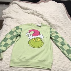 Brand New with tags-The Grinch Xmas Sweatshirt 
