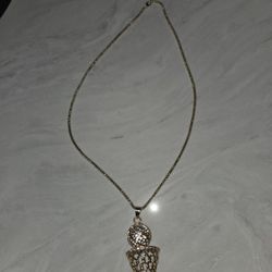 Basketball Pendant Necklace 