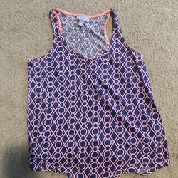 Jcpennys Pink And Blue Tank Top