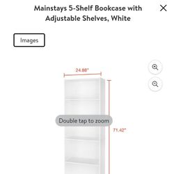 White Bookcase 