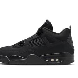 New. Air Jordan 4 Retro "Black Cat" Men's Shoes.