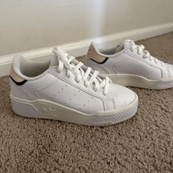 Adidas (all White street Wear Vibe For women)