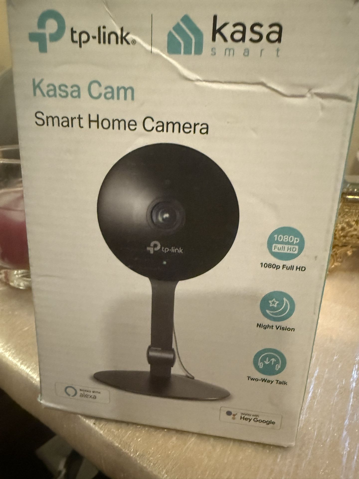 NIB TP-Link KC120 1080P Kasa Cam Wireless Indoor Security Camera (works w/Alexa)