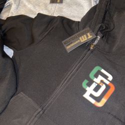 Brand New SD Hoodies And Zip Up Jackets($25)