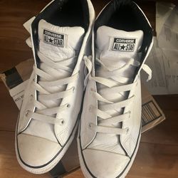 Men’s white Converse Shoes 12