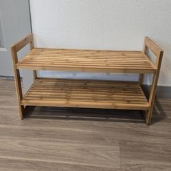 Bamboo Shoe Stand 