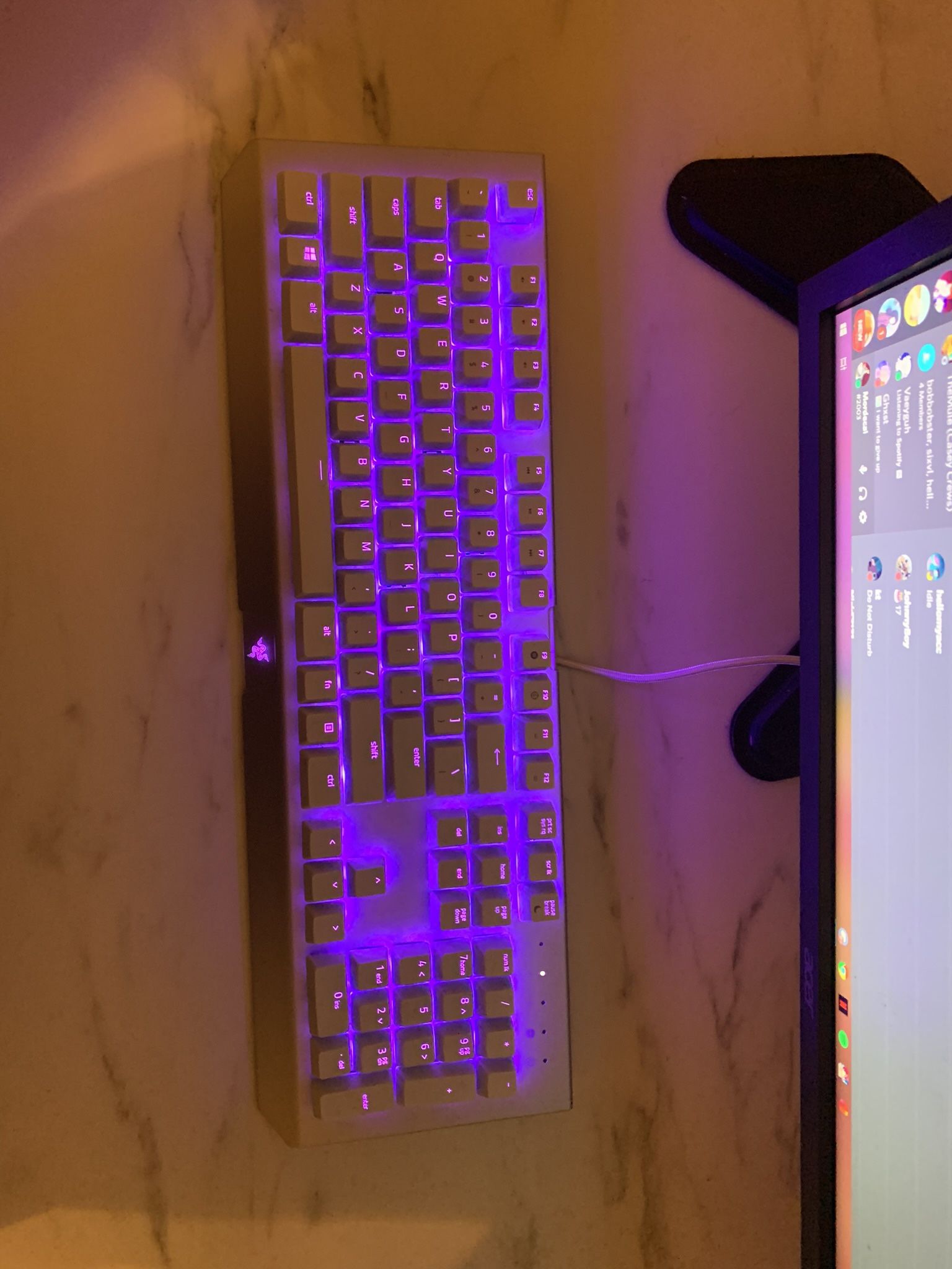 Razor Chroma X Blackwidow Mechanical Keyboard