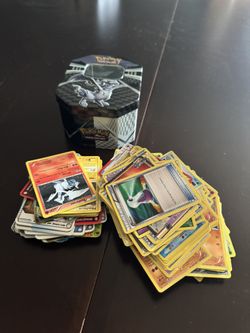 Pokémon Cards + Container