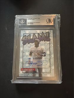 Sammy Sosa Signed Custom SLAM Card