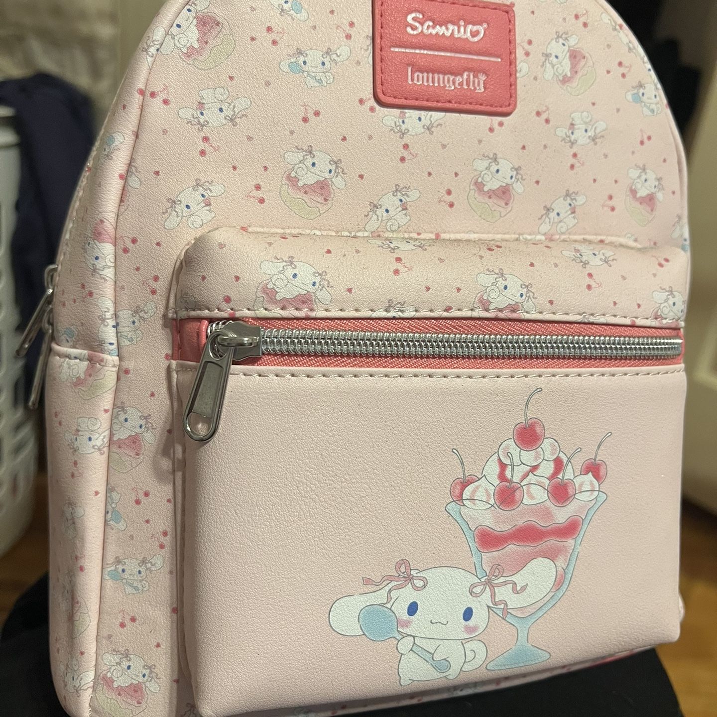 Loungefly Cinnamoroll Sundae Mini Backpack Loungefly Cinnamoroll Sundae Mini Backpack Set B main image 2