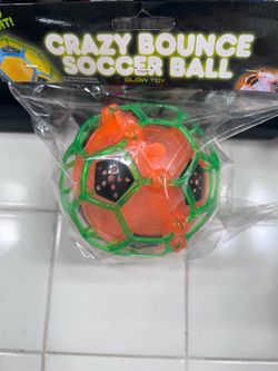 NEW crazy bounce soccer ball glow in dark