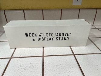 2002 Carl's Jr. Sacramento Kings Peja Stojakovic Bobblehead & Display Stand