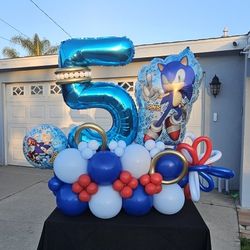 Sonic Balloon Bouquet 
