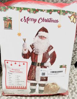 Premiere Santa Costume Adult Size Medium
