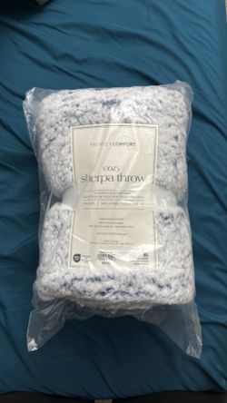 Premier Comfort Cozy Sherpa Throw Blanket