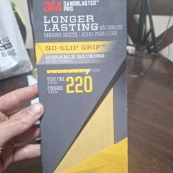 3M Sandblaster Pro Longer Lasting Sanding Sheets 