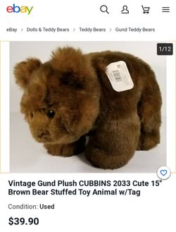 Gund Cubbins #2033