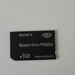 Sony 1GB Memory Stick Pro Duo Magic Gate Memory card