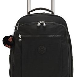 Kipling Rolling Large Backpack Black 