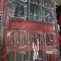 New SHOCKWAVE Impact-Duty 3/8 in. Drive Metric and SAE Deep Well Impact PACKOUT Socket Set (36-Piece)