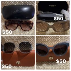 TORY BURCH and Coach Sunglasses 