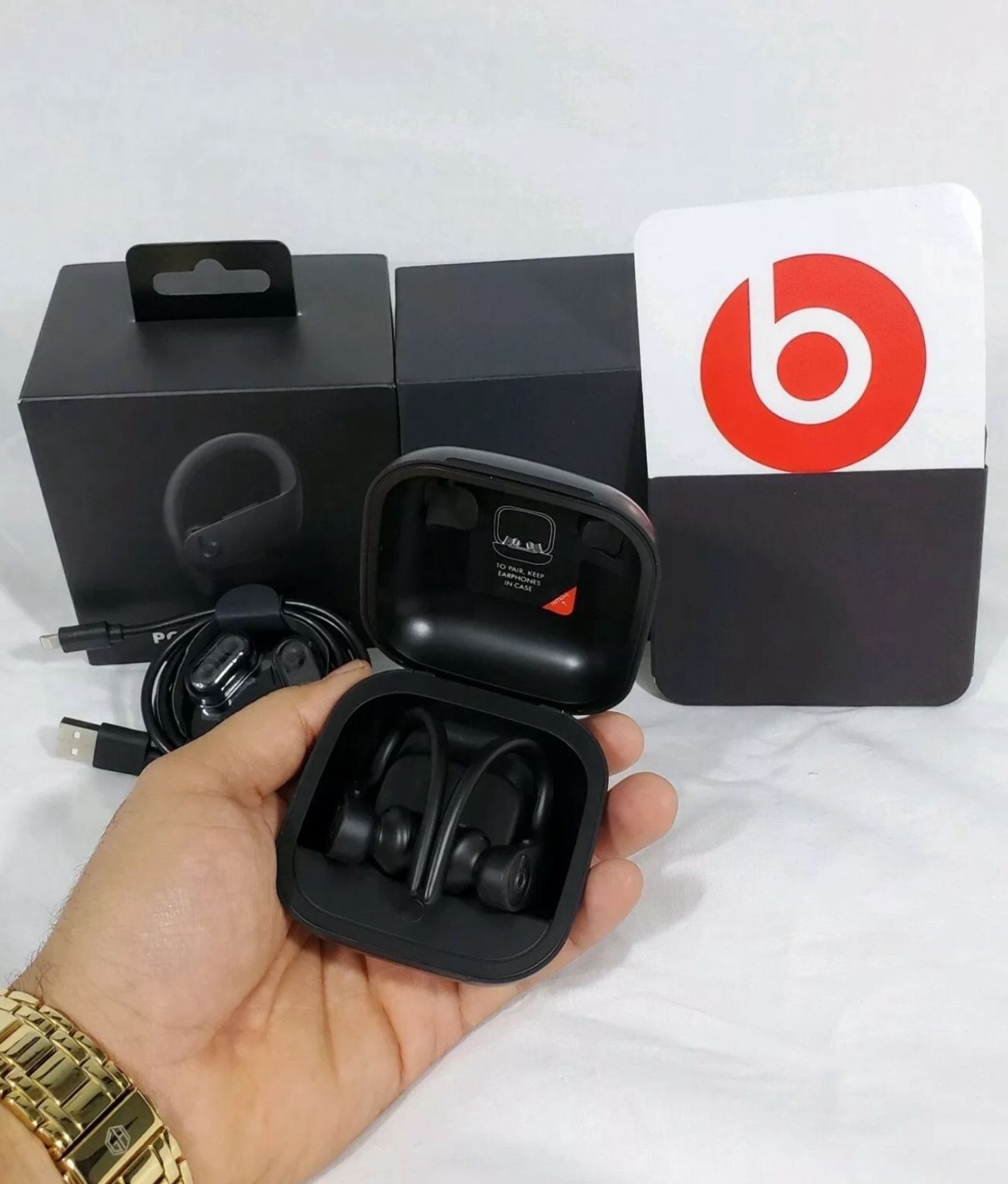 🔥✅✅🔥Like New Condition Beats by Dr. Dre Powerbeats Pro Wireless Earphones -Black