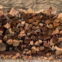 Dry Split Almond Mix Firewood!!!Ready Too Burn Seasoned Wood!!!