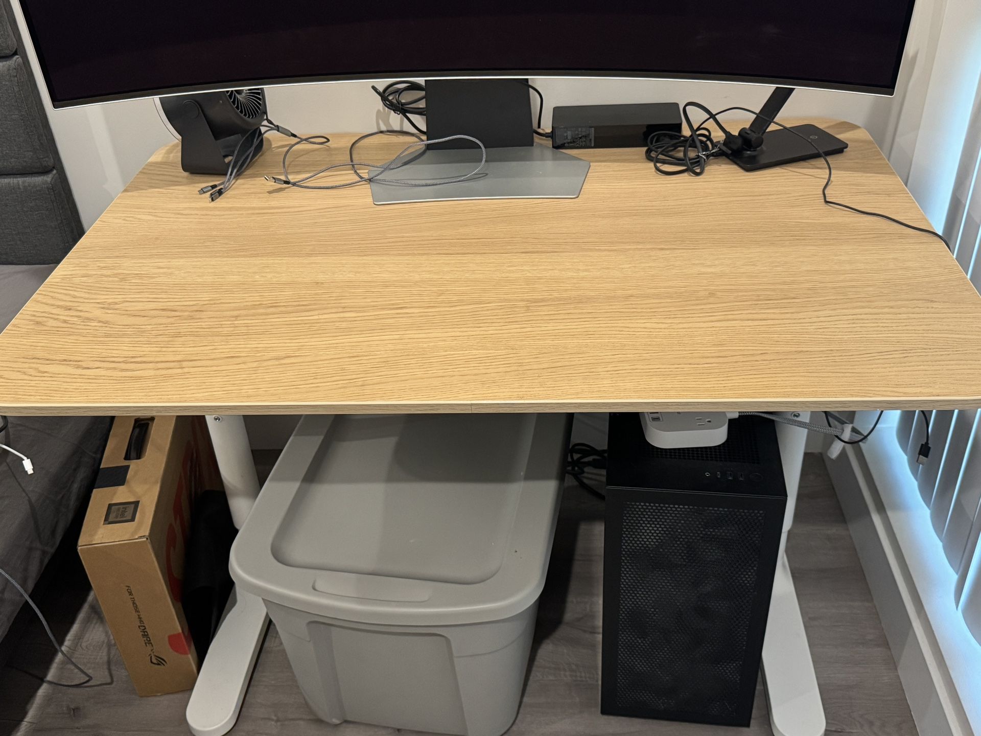 Ikea Bekant Desk (gaming Desk)