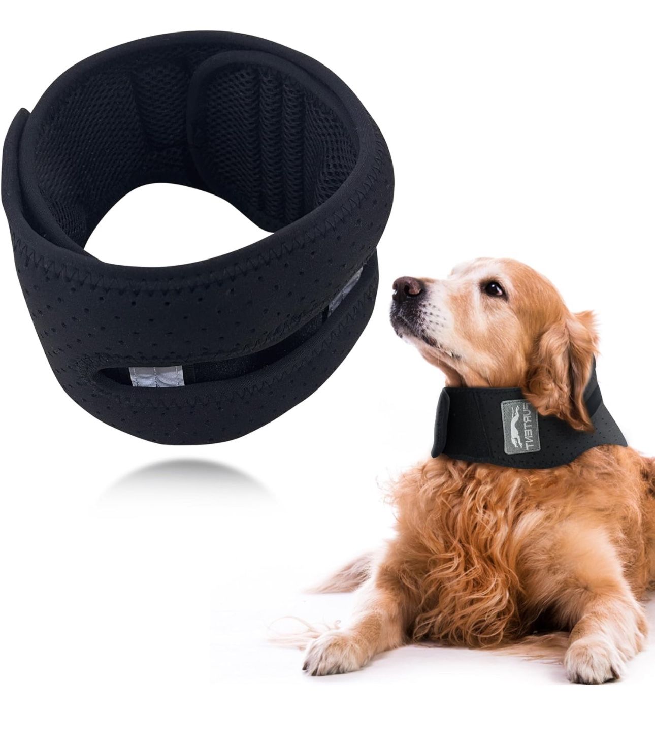 Pet Recovery Collars Neck Brace for Dogs and Cats Breathable After Surgery Adjustable Dog Neck Cone Surgical Alternative Prevent Biting and Stop Licki