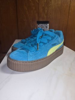 Puma Suede Platform Creeper Sneakers 7 1/2