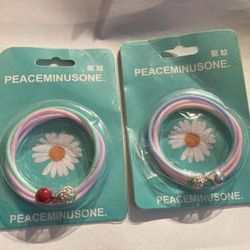 2 Cute Japanese girl pendant mosquito repellent bracelet 