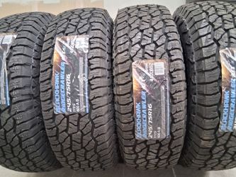 ( 4 TIRES ) 245/75R16 BLACKHAWK ALL TERRAIN