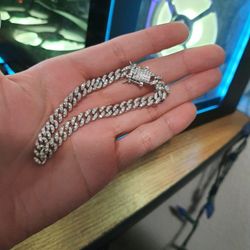 Sterling Silver Moissanite Bracelet