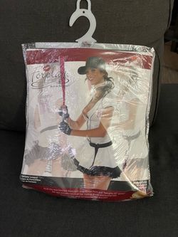 Fantasy league baseball girl