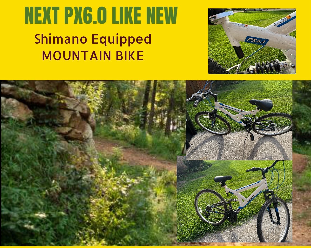 XP6.0 Mountain Bike Barely Used