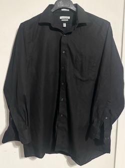 Men's Black Button Down  Shirt