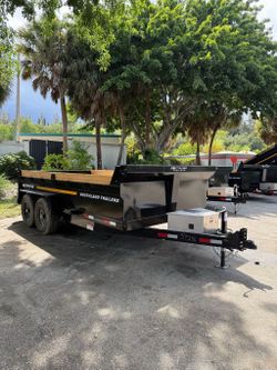 Southland 7 x 14 Low Side 14k Dump Trailer